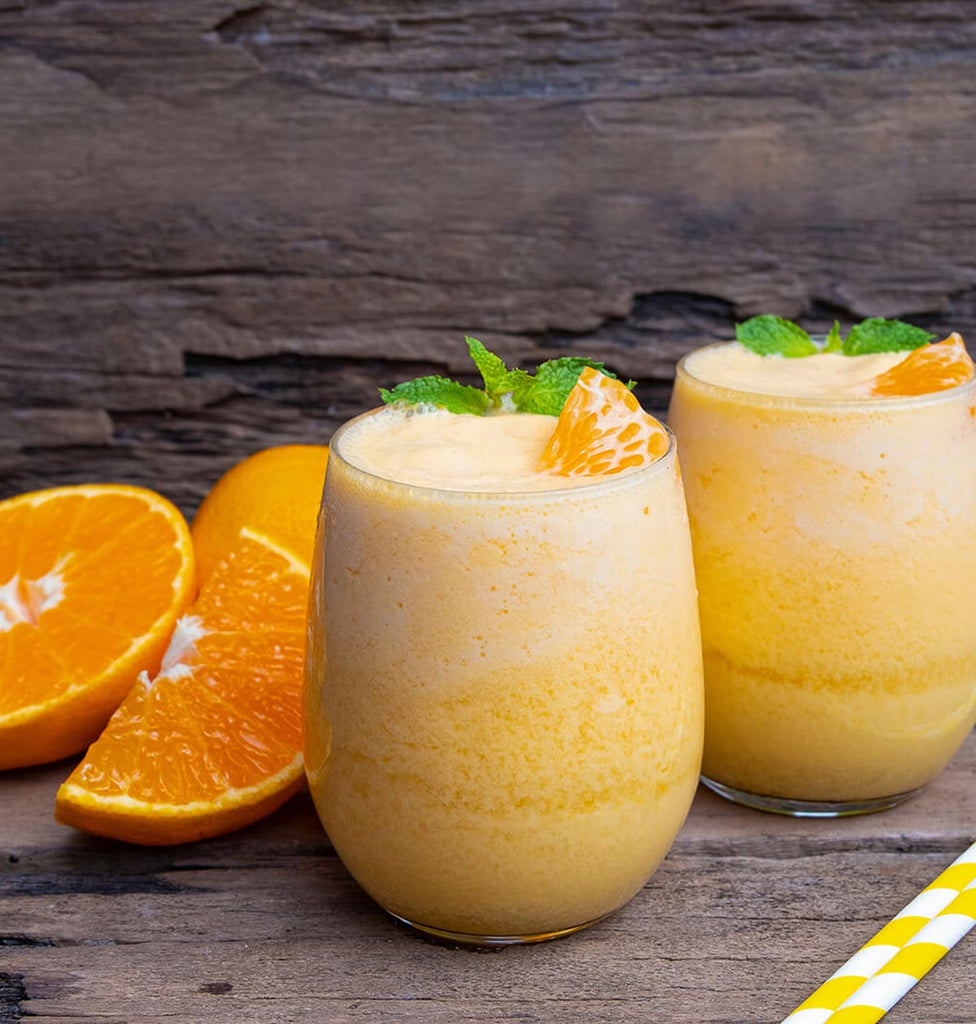 Smoothie με Χυμό Πορτοκαλιού